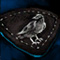 Gold-Lined Jackdaw Pirate Patch